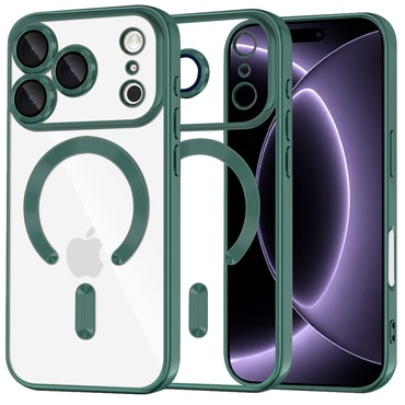 Ovitek Techsuit "Luxury Crystal MagSafe" za iPhone 17 Pro / 18 Pro - deep green