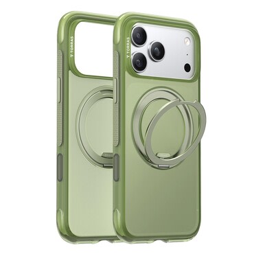 Premium ovitek Torras "Ostand O3 Air Series" za iPhone 17 Pro Max - forest green