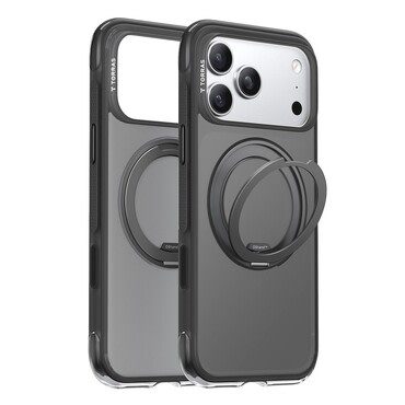 Premium ovitek Torras "Ostand O3 Air Series" za iPhone 17 Pro Max - shadow black
