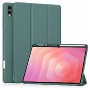 Etui Techsuit "Flex Trifold" z držalom za pisalo za Samsung Galaxy Tab S11 Ultra / Tab S12 Ultra - green