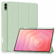 Etui Techsuit "Flex Trifold" z držalom za pisalo za Samsung Galaxy Tab S11 Ultra / Tab S12 Ultra - matcha green