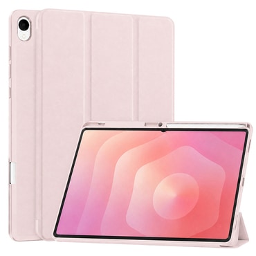 Etui Techsuit "Flex Trifold" z držalom za pisalo za Samsung Galaxy Tab S12 Plus - pink