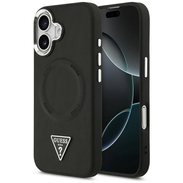 Ovitek Guess "Hardcase Triangle Logo MagSafe" za iPhone 17 - black