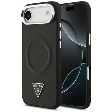 Ovitek Guess "Hardcase Triangle Logo MagSafe" za iPhone Air - black