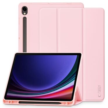 Premium etui Tech-Protect "SmartCase Pen" za Galaxy Tab S9 / S9 FE / S10 FE / S10 Lite - roza