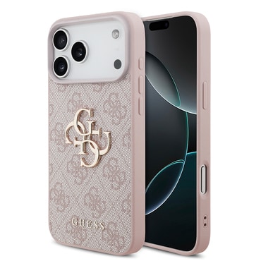 Ovitek Guess "4G Big Metal Logo" za iPhone 18 Pro - pink