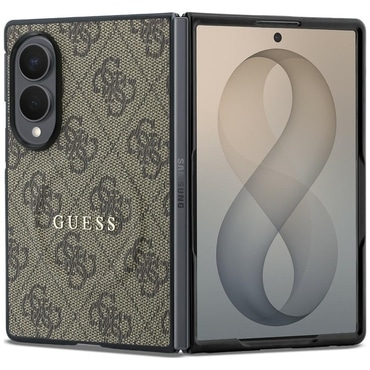 Ovitek Guess "4G Leather Classic MagSafe" za Samsung Galaxy Z Fold8 - brown
