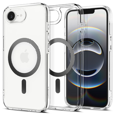 Ovitek Spigen "Ultra Hybrid Mag" za iPhone 16e / 17e - carbon fiber