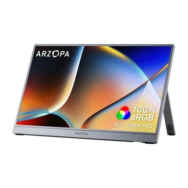 Prenosni monitor ARZOPA "Z1C" 16.1" Full HD IPS USB-C v USB-C - gray