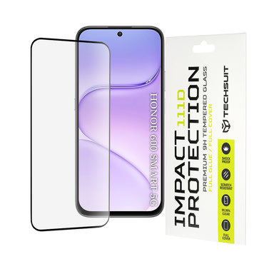 Premium 3D Full Body zaščitno steklo "Techsuit" za Honor 600 Smart - black