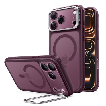 Hibridni ovitek ESR "Classic Hybrid HaloLock Kickstand" za iPhone 17 Pro Max / 18 Pro Max - frosted deep burgundy