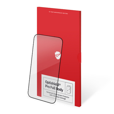 Visokokakovostno zaščitno steklo 3D Full Body za iPhone 17 Pro Max Optishield Pro - črno