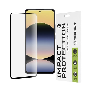 Premium 3D Full Body zaščitno steklo "Techsuit" za Xiaomi Redmi Note 14 4G - črno