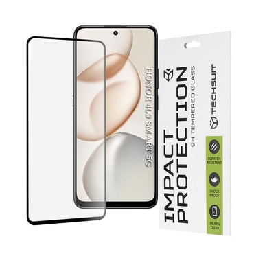 Premium 3D Full Body zaščitno steklo "Techsuit" za Honor 400 Smart / 200 Smart / X7d / X7b - črno