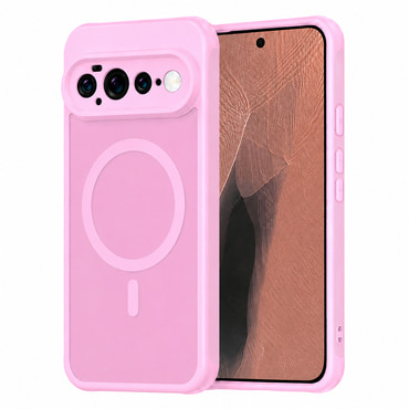 Hibridni ovitek "HaloFrost II MagSafe" za Google Pixel 11 Pro XL - pink