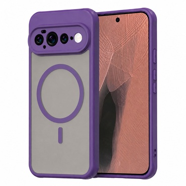 Hibridni ovitek "HaloFrost II MagSafe" za Google Pixel 11 Pro XL - purple