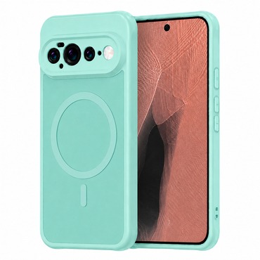 Hibridni ovitek "HaloFrost II MagSafe" za Google Pixel 11 Pro XL - mint green