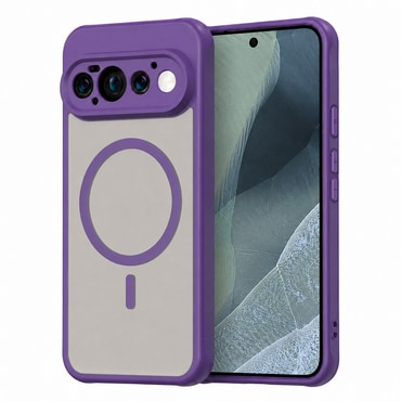 Hibridni ovitek "HaloFrost II MagSafe" za Google Pixel 11 Pro - purple