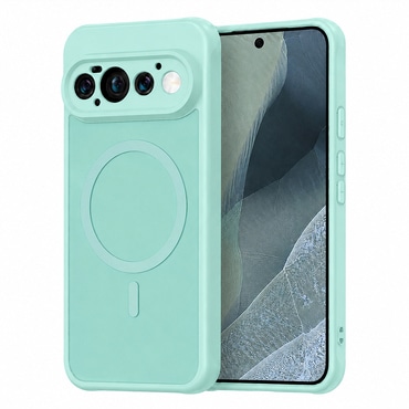 Hibridni ovitek "HaloFrost II MagSafe" za Google Pixel 11 Pro - mint green