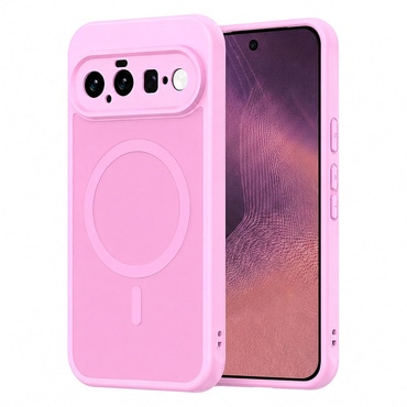 Hibridni ovitek "HaloFrost II MagSafe" za Google Pixel 11 - pink