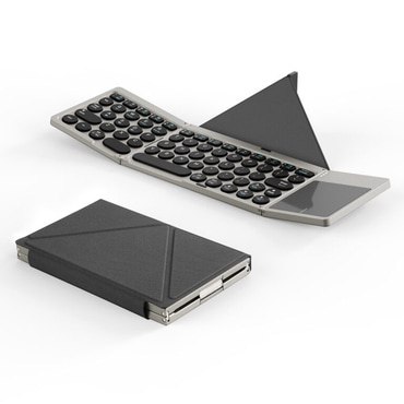 Brezžična tipkovnica Dux Ducis "Keyboard Fold-Style" Bluetooth 5.2, USB-C, 180mAh - black