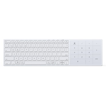 Brezžična tipkovnica Dux Ducis "LK Series" Bluetooth 5.0, USB-C, 500mAh - white