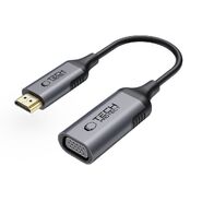 Adapter HDMI v VGA Tech-Protect "UltraBoost" Full HD 60Hz - black