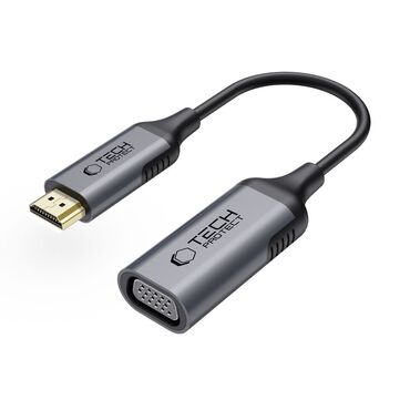 Adapter HDMI v VGA Tech-Protect "UltraBoost" Full HD 60Hz - black