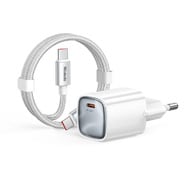 Stenski 45W polnilec Mcdodo "Nano Series CH-4433" USB-C z USB-C kablom 1.2m - white