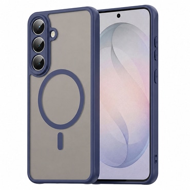 Hibridni ovitek "HaloFrost II MagSafe" za Samsung Galaxy S26 FE - navy blue