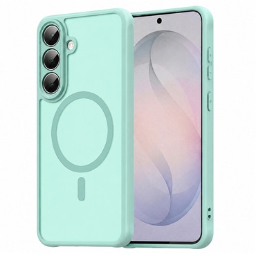 Hibridni ovitek "HaloFrost II MagSafe" za Samsung Galaxy S26 FE - mint green