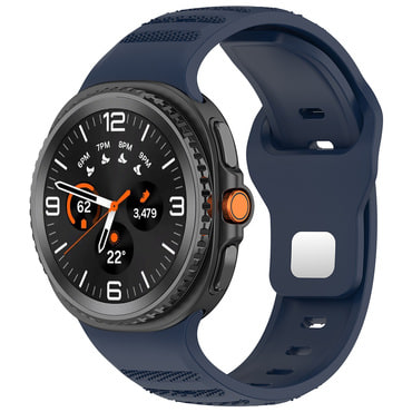 Silikonski pas Techsuit "W050" za Samsung Galaxy Watch8 40mm / Watch8 44mm / Watch8 Classic / Watch9 40mm / Watch9 44mm - Blue