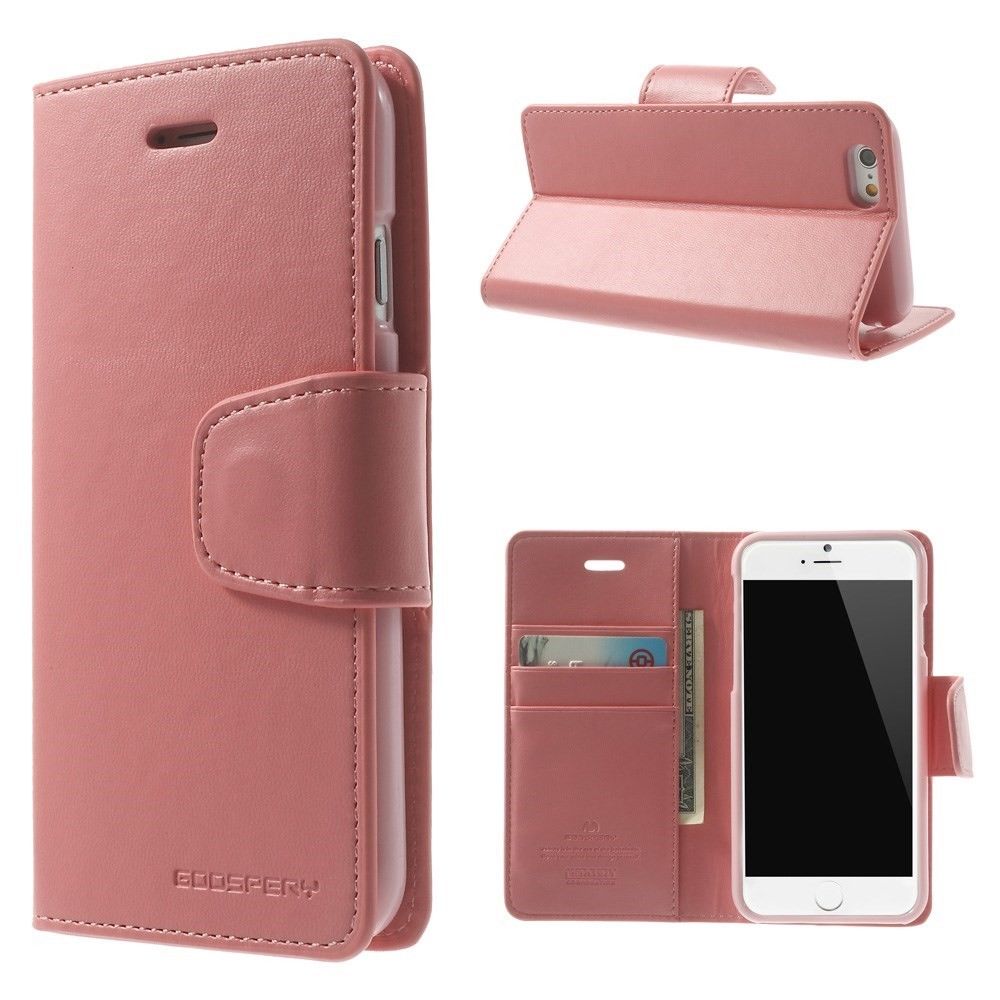 Eleganten etui Goospery Sonata za iPhone 6 Plus / 6S Plus - roza