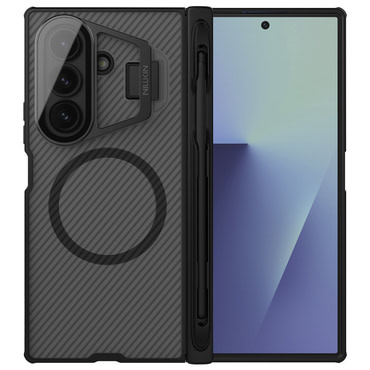 Ovitek Nillkin "CamShield Prop Magnetic" za Samsung Galaxy Z Fold7 - transparent black