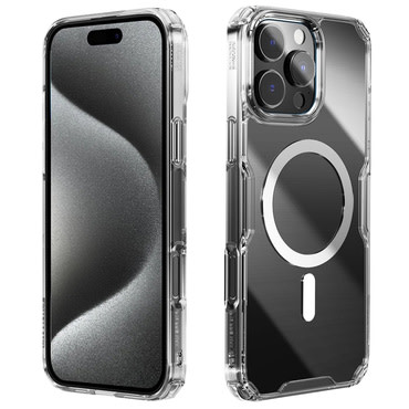Ovitek Nillkin "Nature TPU Pro MagSafe" za iPhone 16 Pro Max - transparent