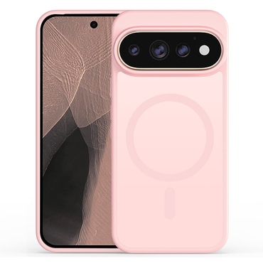 Hibridni ovitek "Yind" z magnetom MagSafe za Google Pixel 9 Pro XL / 10 Pro XL / 11 Pro XL - light pink