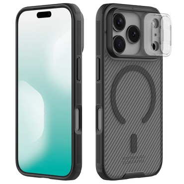 Ovitek Nillkin "CamShield Pro Magnetic" za iPhone 17 Pro Max / 18 Pro Max - transparent black