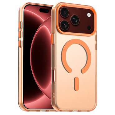 Hibridni ovitek Techsuit "CandyCase MagSafe" za iPhone 17 Pro Max / 18 Pro Max - orange