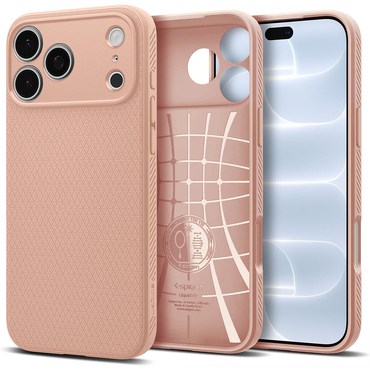 Ovitek Spigen "Liquid Air" za iPhone 17 Pro Max / 18 Pro Max - rose titanium