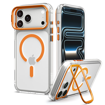 Ovitek Spigen "Ultra Hybrid Optik S MagSafe" za iPhone 17 Pro / 18 Pro - orange