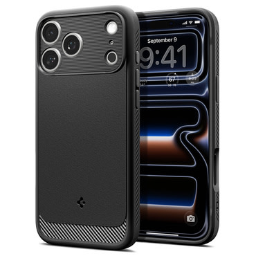 Ovitek Spigen "Rugged Armor MagFit" za iPhone 17 Pro Max / 18 Pro Max - matte black