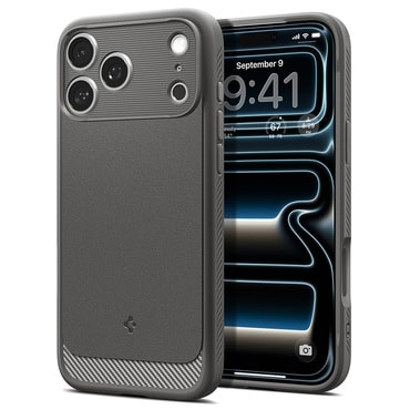Ovitek Spigen "Rugged Armor MagFit" za iPhone 17 Pro / 18 Pro - gray