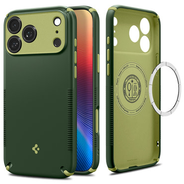 Ovitek Spigen "Caseology Nano Pop Hybrid MagSafe" za iPhone 17 Pro / 18 Pro - avo green