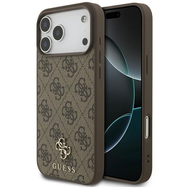 Ovitek Guess "Hardcase 4G Small and Classic MagSafe" za iPhone 17 Pro Max / 18 Pro Max - brown