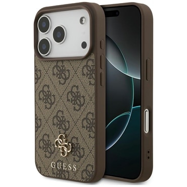 Ovitek Guess "Hardcase 4G Small and Classic MagSafe" za iPhone 17 Pro / 18 Pro - brown