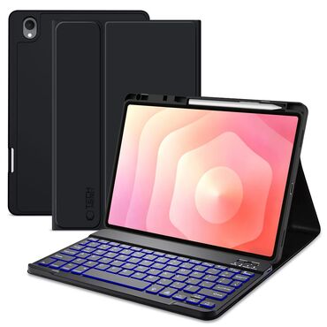 Etui s tipkovnico Tech-Protect "SC Pen" za Galaxy Tab S12 Plus - črn