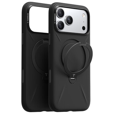 Premium ovitek Torras "QPRO Silicone" za iPhone 17 Pro / 18 Pro - black