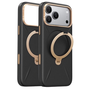 Premium ovitek Torras "QPRO Leather" za iPhone 17 Pro Max / 18 Pro Max - black