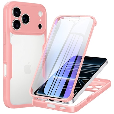 Hibridni Full body ovitek Techsuit "ColorVerse 360" za iPhone 17 Pro Max / 18 Pro Max - pink