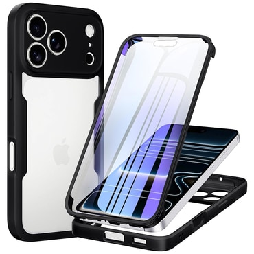 Hibridni Full body ovitek Techsuit "ColorVerse 360" za iPhone 17 Pro / 18 Pro - black